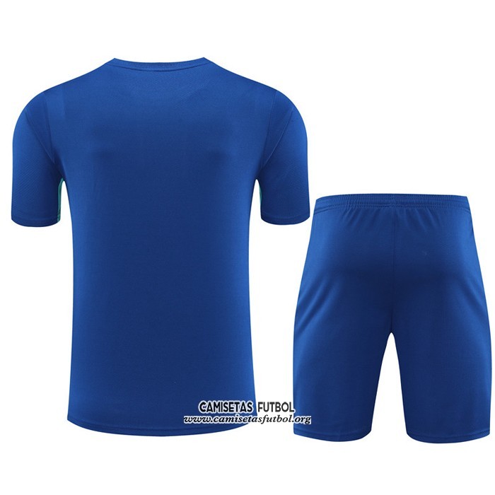Chandal del Barcelona Manga Corta 2023/2024 Azul - Pantalon Corto